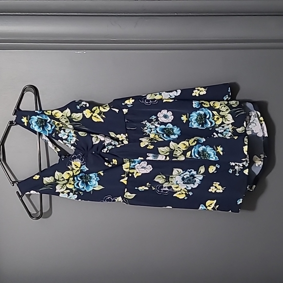 Torrid Navy Floral Halter Top - Picture 3 of 5